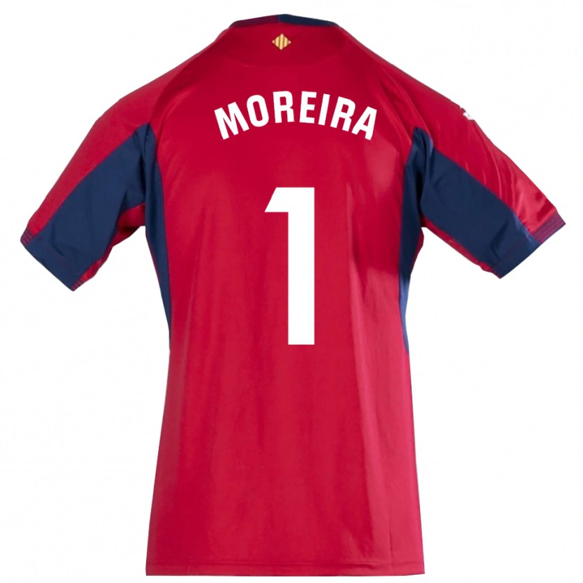 Danxen Bambino Yago Moreira #1 Maglia Gara Portiere Blu Royal Rosso 2025/26 Maglietta