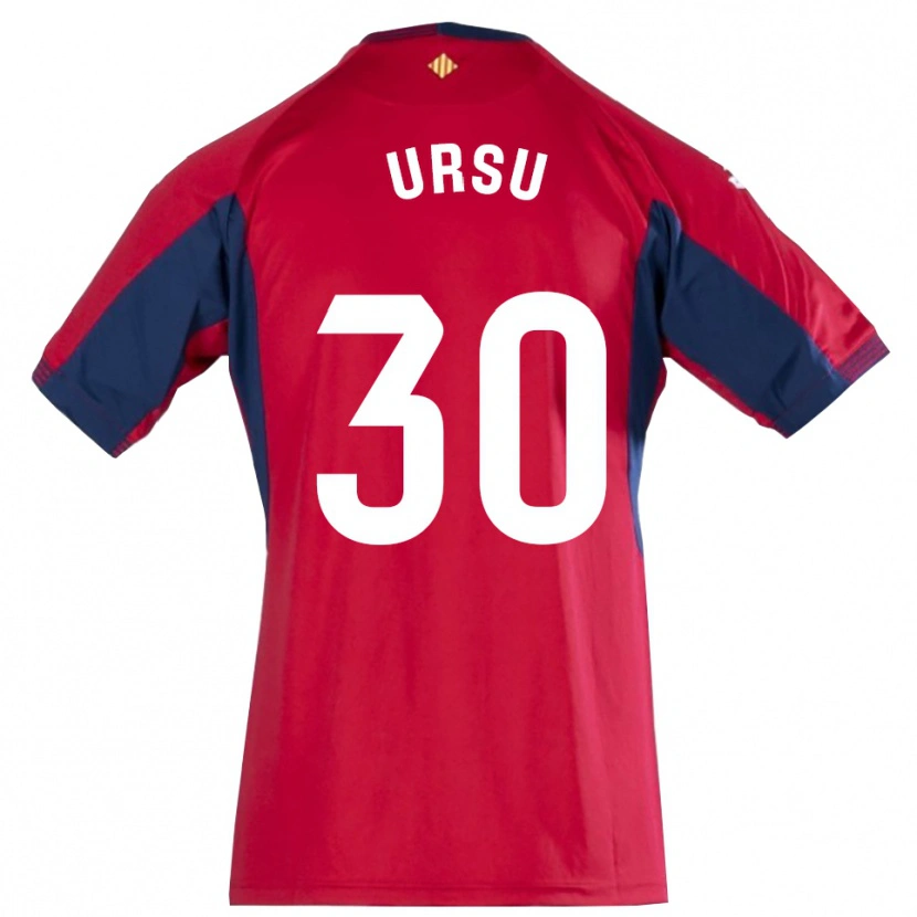 Danxen Bambino Eduard Ursu #30 Maglia Gara Portiere Blu Royal Rosso 2025/26 Maglietta