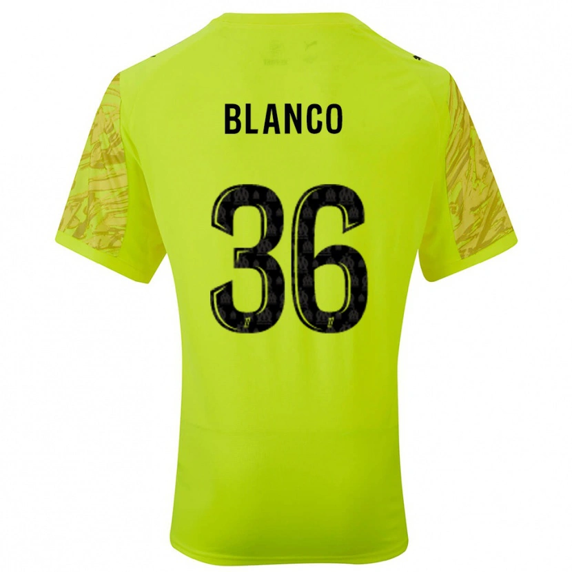 Danxen Bambino Rubén Blanco #36 Maglia Gara Portiere Verde Fluorescente Nero 2025/26 Maglietta