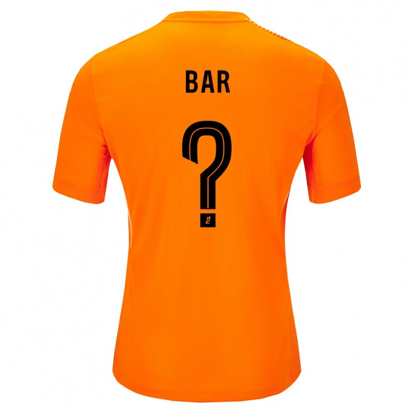 Danxen Bambino Arthur Bar #0 Maglia Gara Portiere Arancione Nero 2025/26 Maglietta