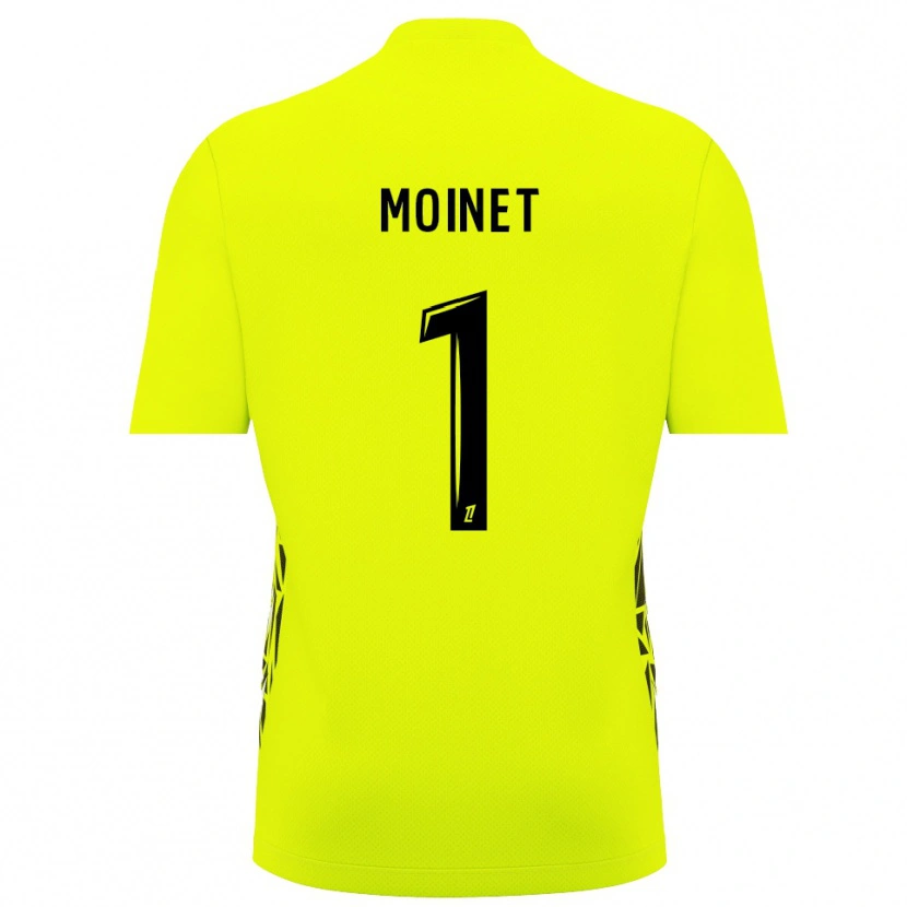 Danxen Bambino Victor Moinet #1 Maglia Gara Portiere Verde Fluorescente 2025/26 Maglietta