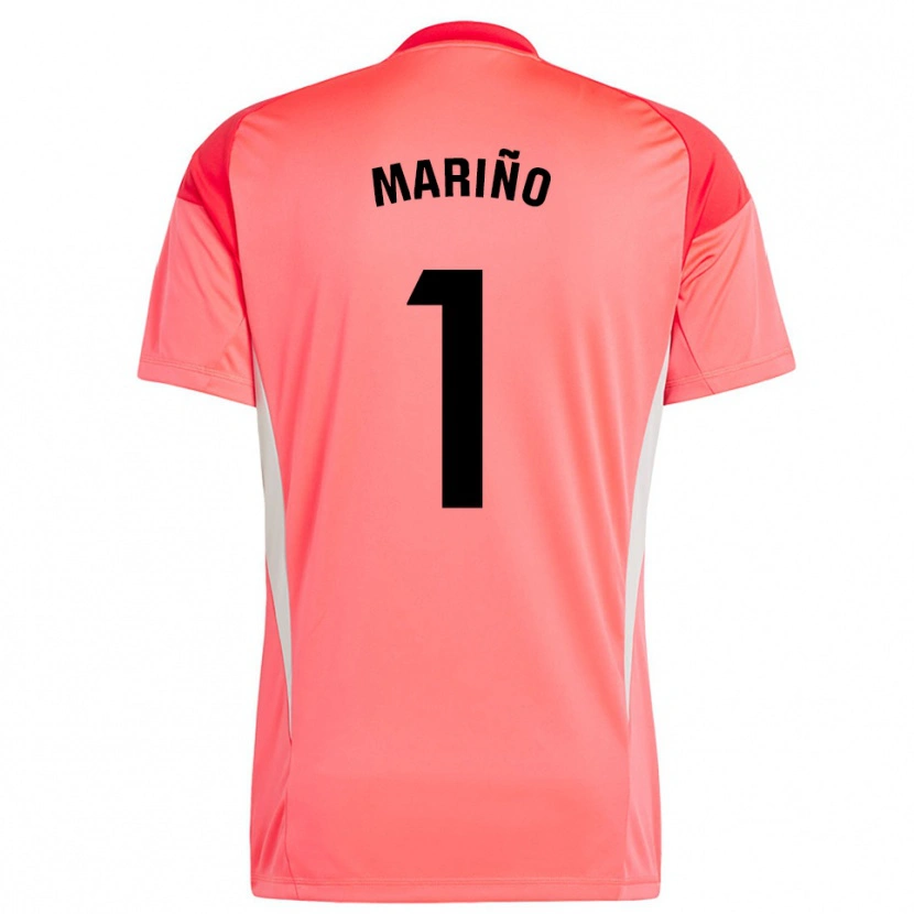 Danxen Bambino Diego Mariño #1 Maglia Gara Portiere Arancione Rosso 2025/26 Maglietta