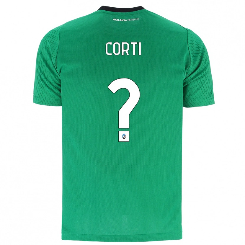 Danxen Bambino Edoardo Corti #0 Maglia Gara Portiere Verde Smeraldo 2025/26 Maglietta