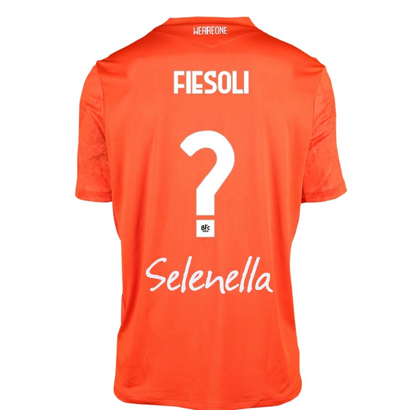 Danxen Bambino Marta Fiesoli #0 Maglia Gara Portiere Arancione Nero Bianco 2025/26 Maglietta