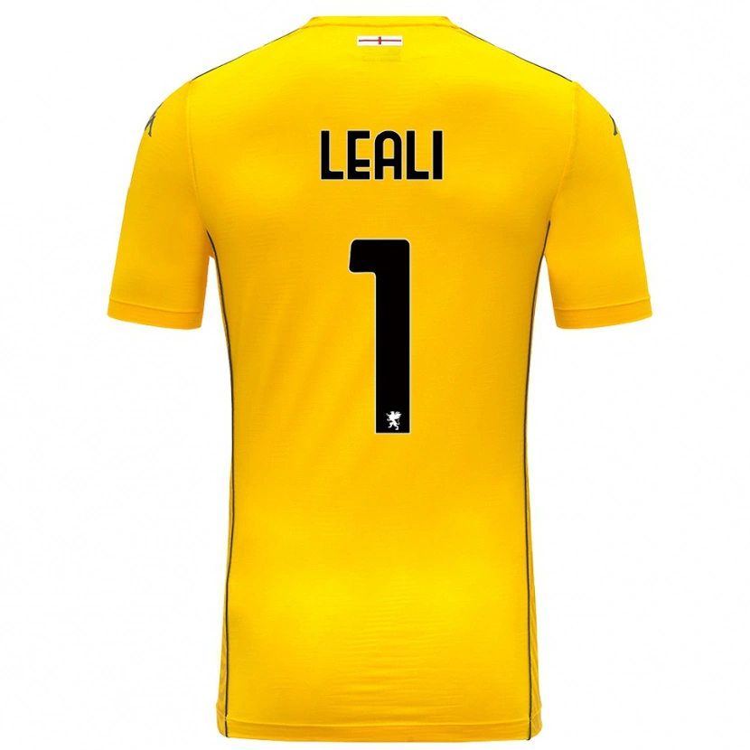 Danxen Bambino Nicola Leali #1 Maglia Gara Portiere Giallo Scuro Nero 2025/26 Maglietta