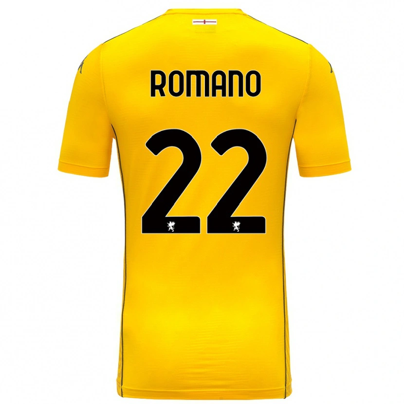 Danxen Bambino Andrew Romano #22 Maglia Gara Portiere Giallo Scuro Nero 2025/26 Maglietta