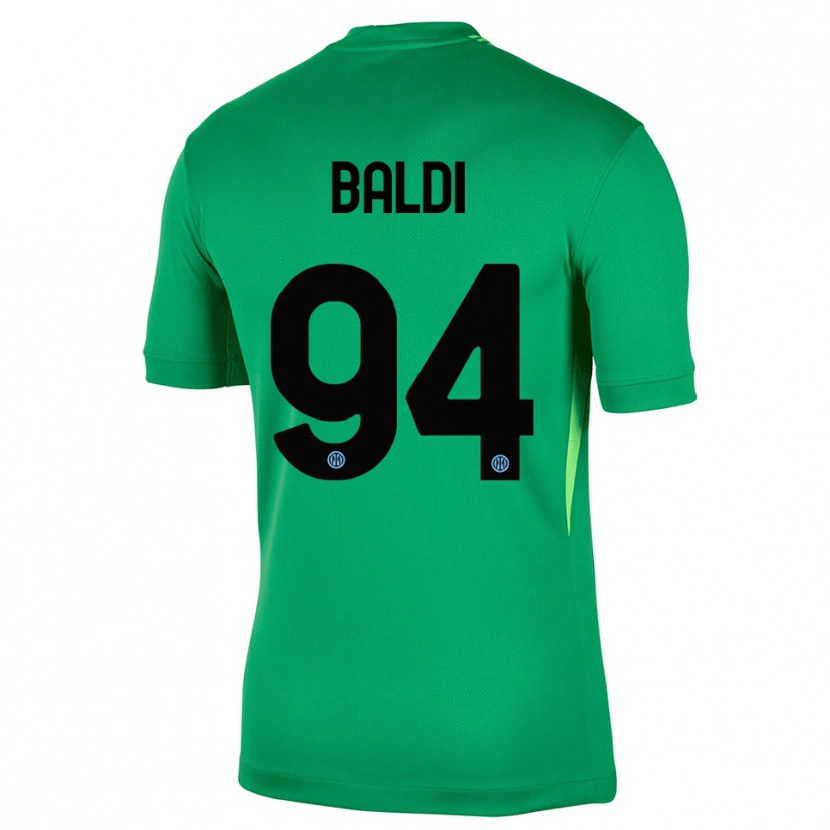 Danxen Bambino Rachele Baldi #94 Maglia Gara Portiere Verde Chiaro Nero 2025/26 Maglietta