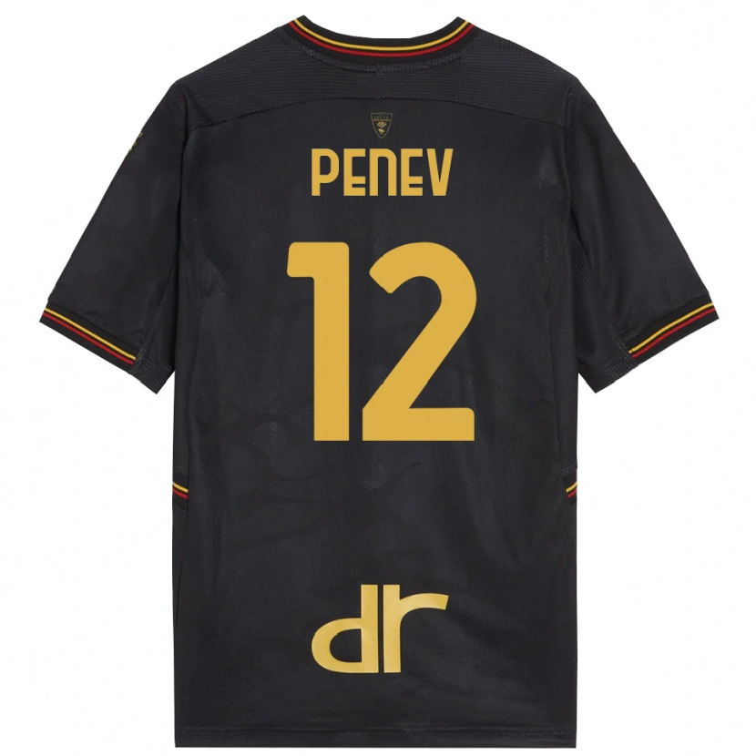 Danxen Bambino Plamen Penev #12 Maglia Gara Portiere Nero Marrone 2025/26 Maglietta