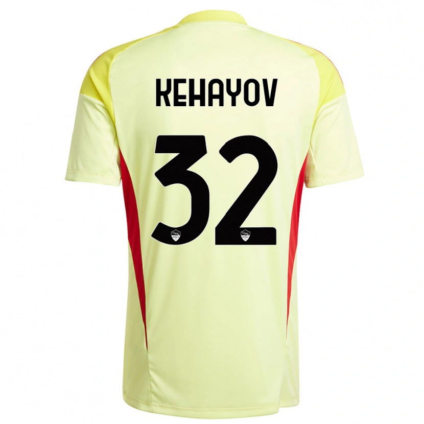 Danxen Bambino Atanas Kehayov #32 Maglia Gara Portiere Giallo Chiaro Arancione 2025/26 Maglietta