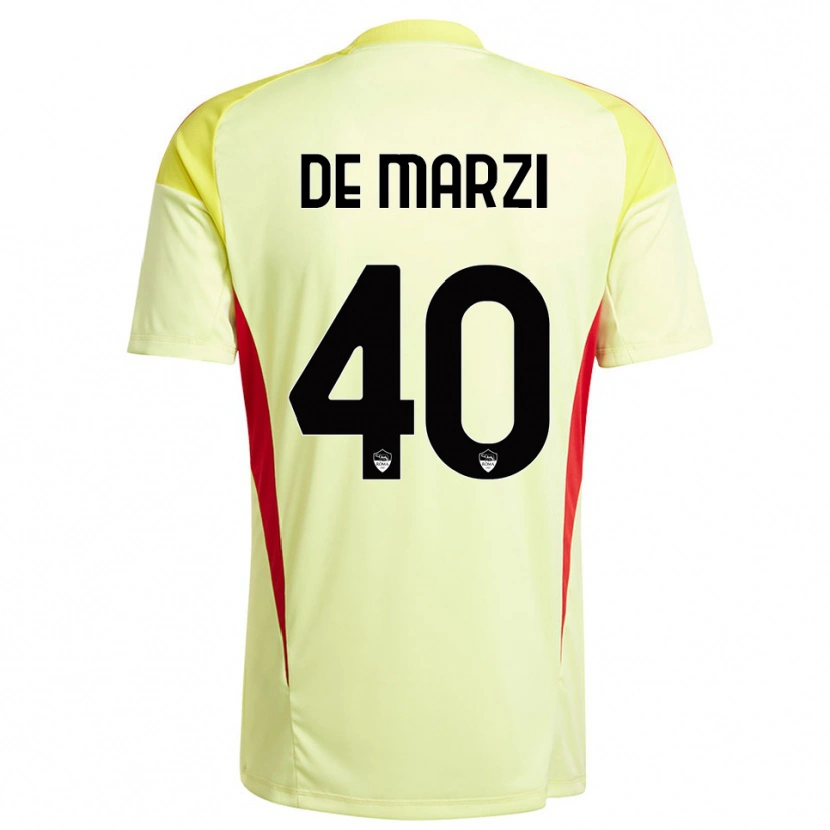 Danxen Bambino Giorgio De Marzi #40 Maglia Gara Portiere Giallo Chiaro Arancione 2025/26 Maglietta
