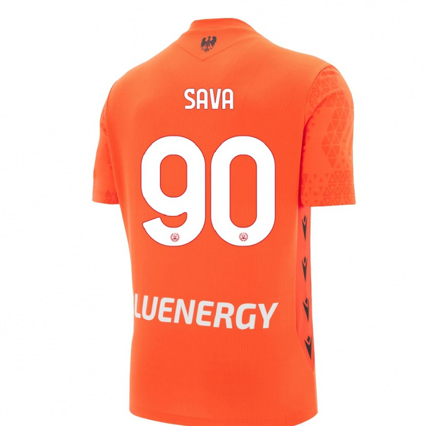 Danxen Bambino Răzvan Sava #90 Maglia Gara Portiere Arancione Rosso Nero 2025/26 Maglietta