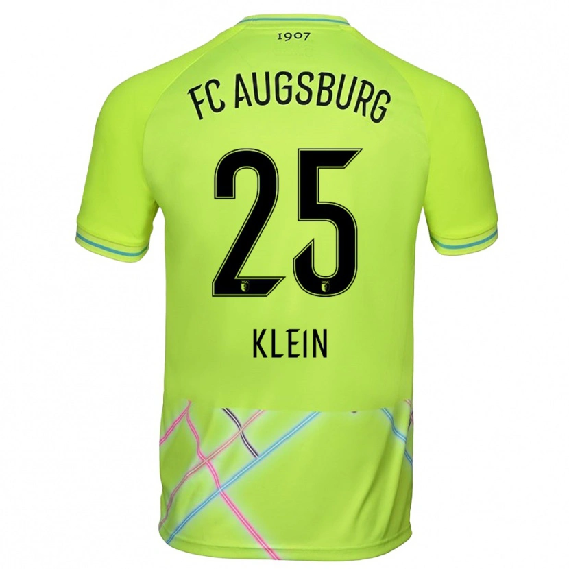 Danxen Bambino Daniel Klein #25 Maglia Gara Portiere Verde Giallo Nero 2025/26 Maglietta