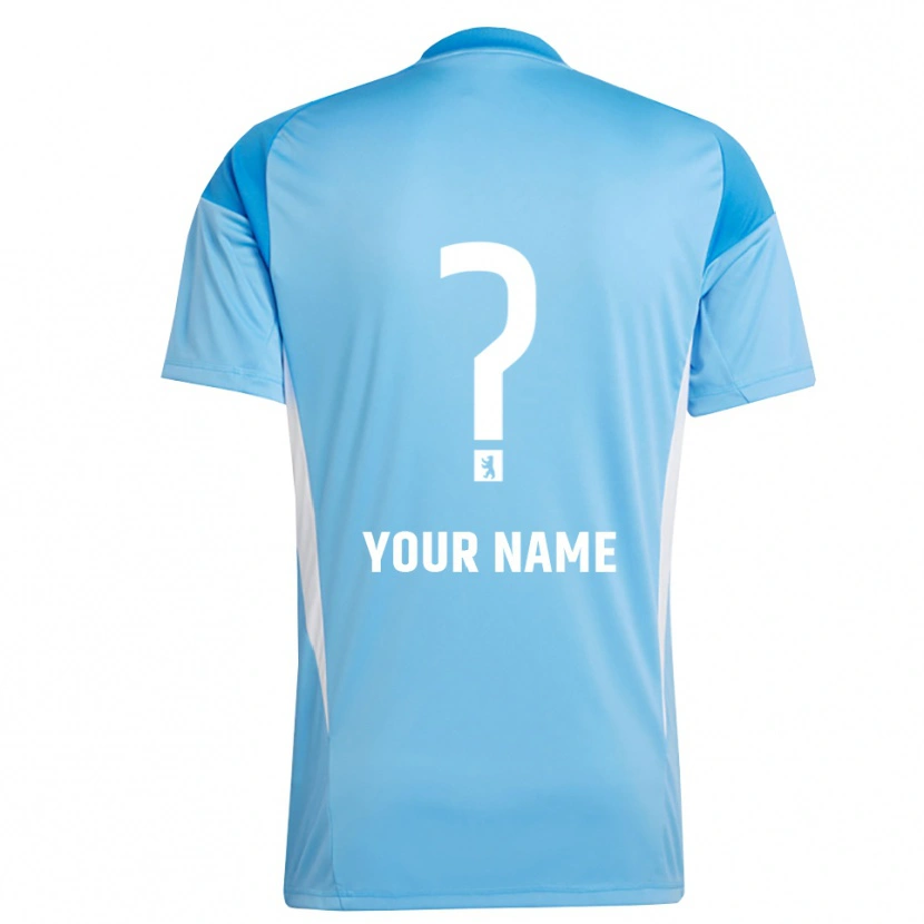 Danxen Bambino 1. FC Union Berlin Maglia Gara Portiere Blu Nero 2025/26 Maglietta