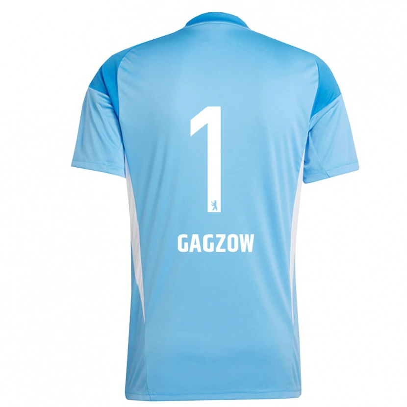Danxen Bambino Fritz Gagzow #1 Maglia Gara Portiere Blu Nero 2025/26 Maglietta