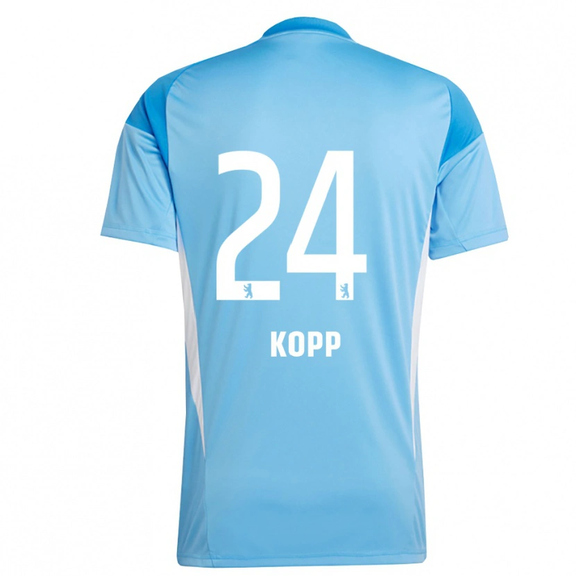 Danxen Bambino Marvin Kopp #24 Maglia Gara Portiere Blu Nero 2025/26 Maglietta