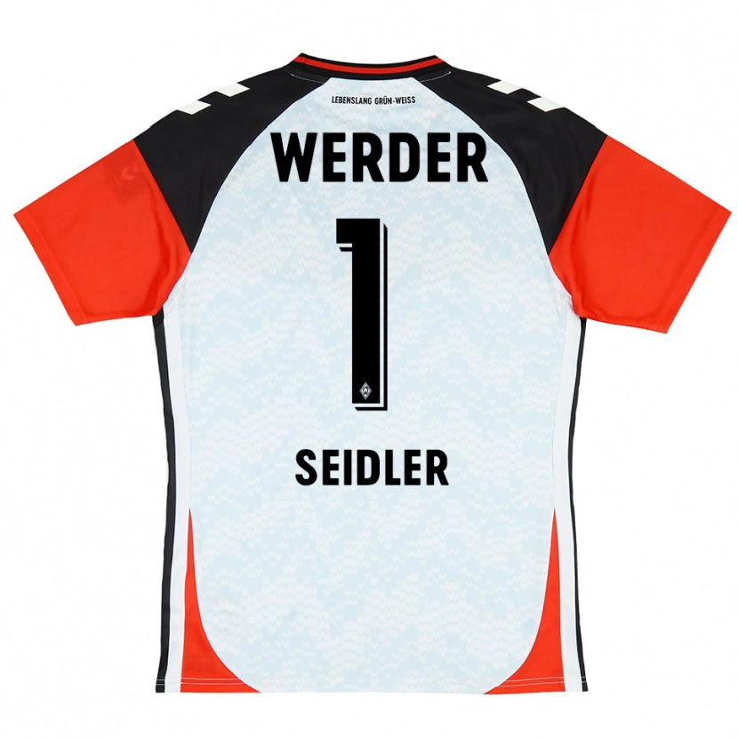 Danxen Bambino Calvin Seidler #1 Maglia Gara Portiere Nero Rosso Giallo 2025/26 Maglietta