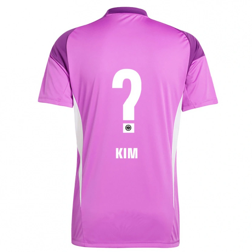 Danxen Bambino Junhyung Kim #0 Maglia Gara Portiere Lilla Bianco 2025/26 Maglietta