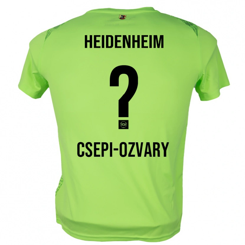 Danxen Bambino Marcell Csepi-Ozvary #0 Maglia Gara Portiere Verde Pallido 2025/26 Maglietta