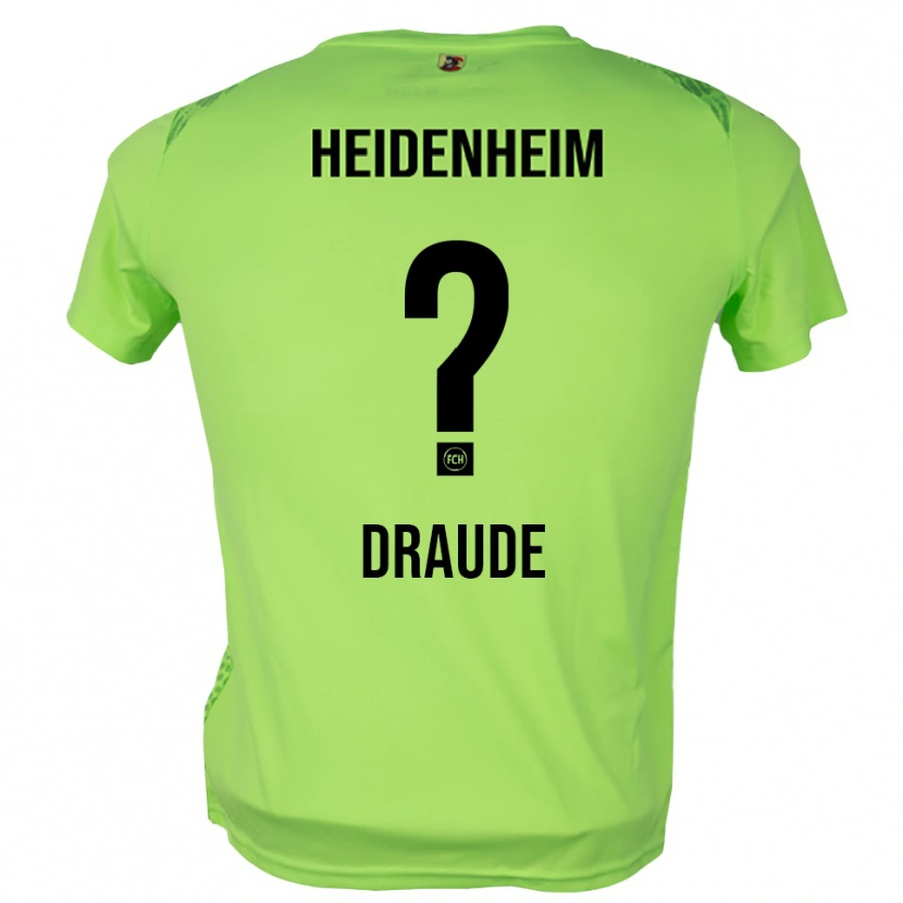 Danxen Bambino Michel Draude #0 Maglia Gara Portiere Verde Pallido 2025/26 Maglietta