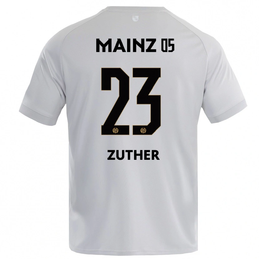 Danxen Bambino Pit Zuther #23 Maglia Gara Portiere Grigio Chiaro Blu 2025/26 Maglietta