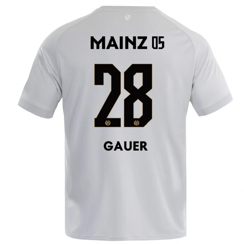 Danxen Bambino Luke Gauer #28 Maglia Gara Portiere Grigio Chiaro Blu 2025/26 Maglietta