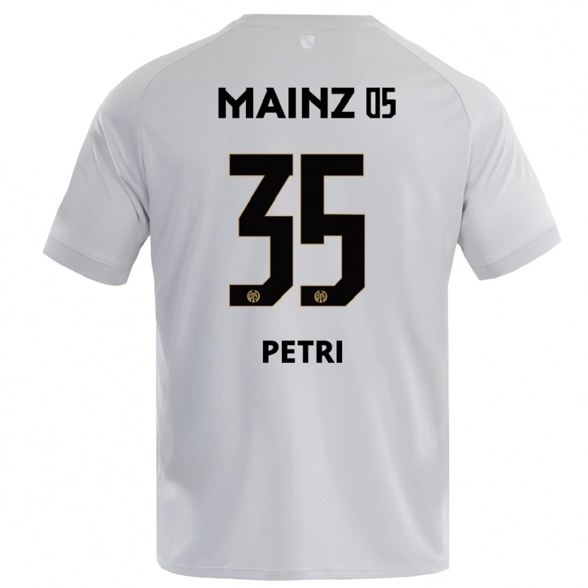 Danxen Bambino Jolina Petri #35 Maglia Gara Portiere Grigio Chiaro Blu 2025/26 Maglietta