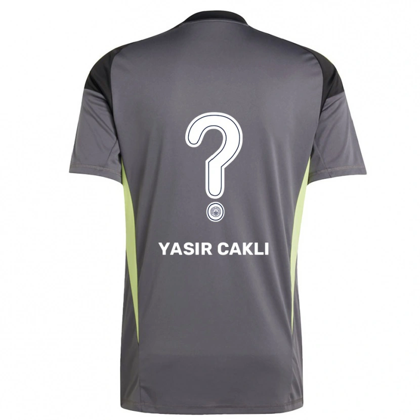 Danxen Bambino Ali Yasir Caklı #0 Maglia Gara Portiere Grigio Scuro Nero 2025/26 Maglietta
