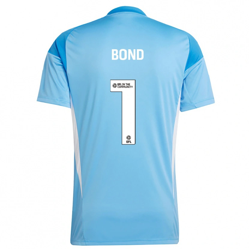 Danxen Uomo Abbi Bond #1 Maglia Gara Portiere Azzurro 2025/26 Maglietta