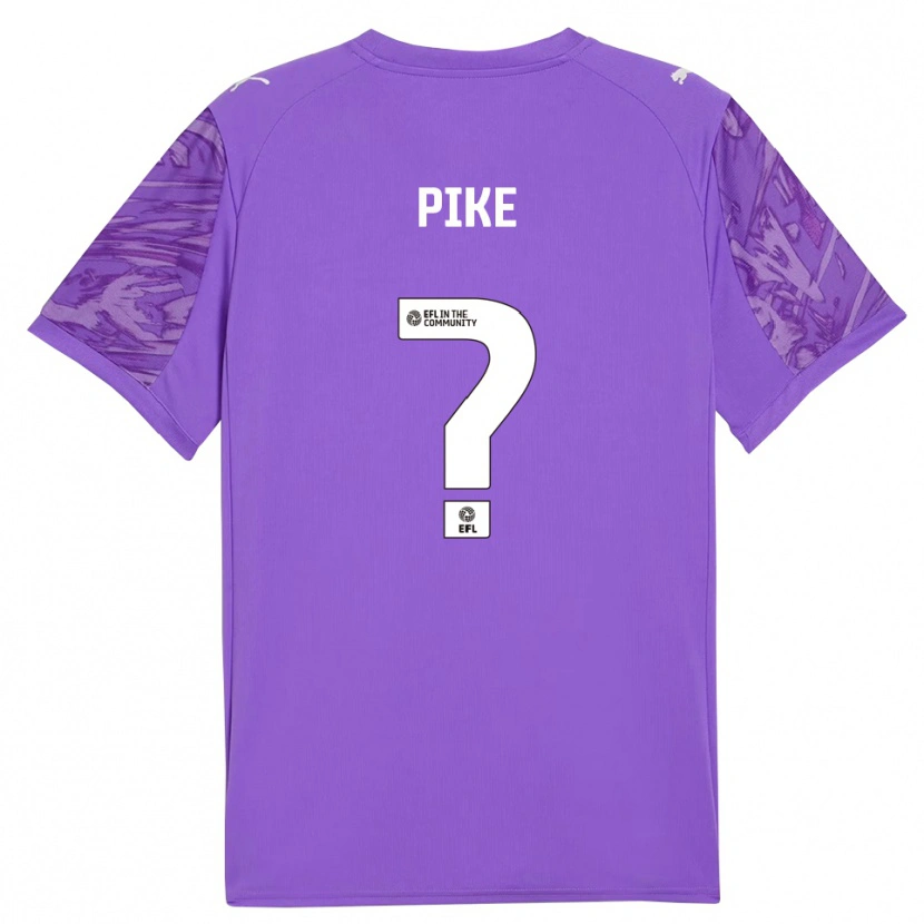 Danxen Uomo Ethan Pike #0 Maglia Gara Portiere Viola Scuro 2025/26 Maglietta