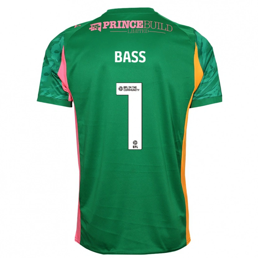 Danxen Uomo Alex Bass #1 Maglia Gara Portiere Verde Rosa 2025/26 Maglietta