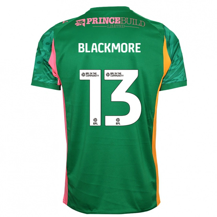 Danxen Uomo Will Blackmore #13 Maglia Gara Portiere Verde Rosa 2025/26 Maglietta
