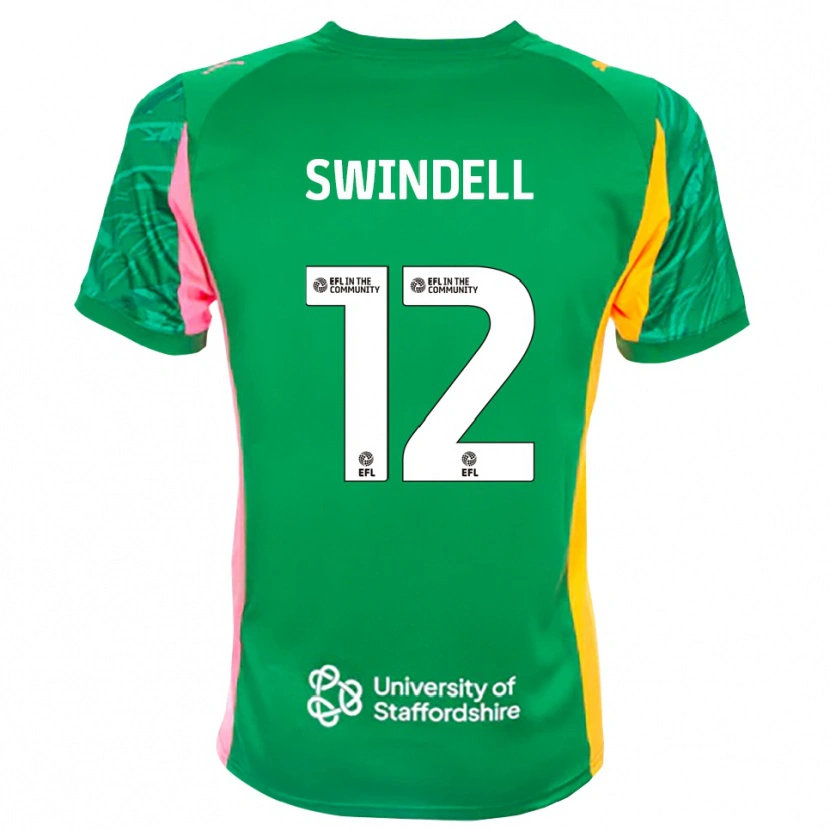 Danxen Uomo Chloe Swindell #12 Maglia Gara Portiere Verde Rosa Arancione 2025/26 Maglietta