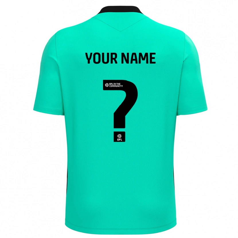 Danxen Uomo Stevenage FC Maglia Gara Portiere Turchese 2025/26 Maglietta