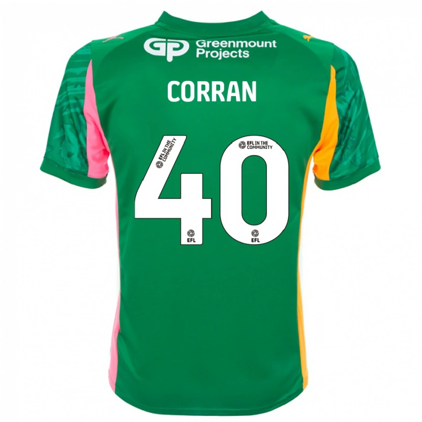 Danxen Uomo Matthew Corran #40 Maglia Gara Portiere Verde Rosa Arancione 2025/26 Maglietta