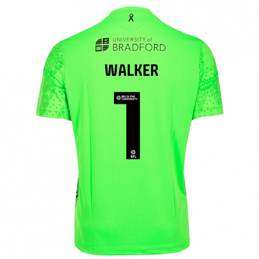 Danxen Uomo Sam Walker #1 Maglia Gara Portiere Verde Primaverile 2025/26 Maglietta
