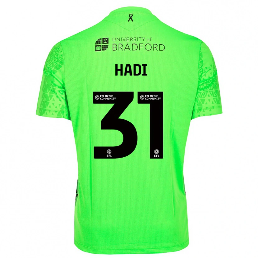 Danxen Uomo Zac Hadi #31 Maglia Gara Portiere Verde Primaverile 2025/26 Maglietta