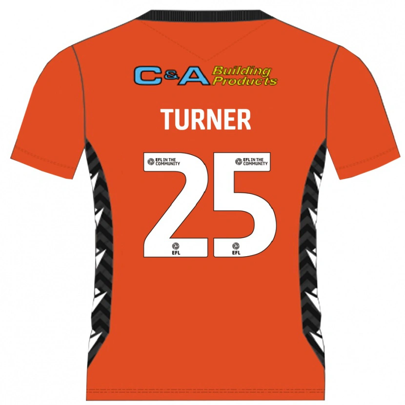 Danxen Uomo Jake Turner #25 Maglia Gara Portiere Nero Arancione 2025/26 Maglietta