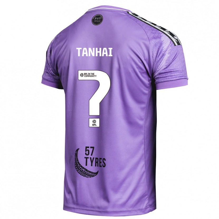 Danxen Uomo Cassius Tanhai #0 Maglia Gara Portiere Viola Chiaro 2025/26 Maglietta