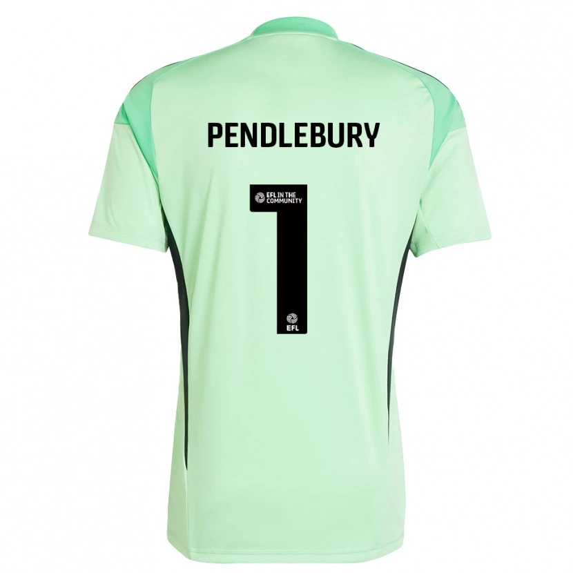 Danxen Uomo Izzy Pendlebury #1 Maglia Gara Portiere Verde Chiaro Nero 2025/26 Maglietta