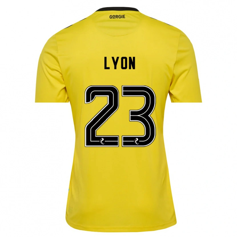 Danxen Uomo Jack Lyon #23 Maglia Gara Portiere Rosso Giallo Nero 2025/26 Maglietta
