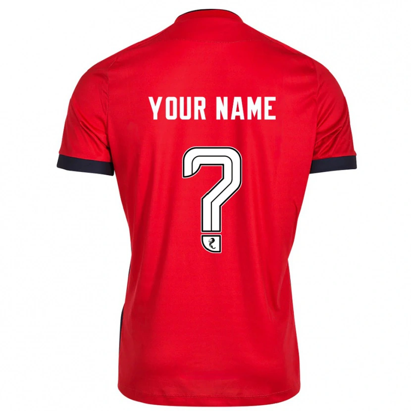 Danxen Uomo Dundee FC Maglia Gara Portiere Bianco Rosso 2025/26 Maglietta