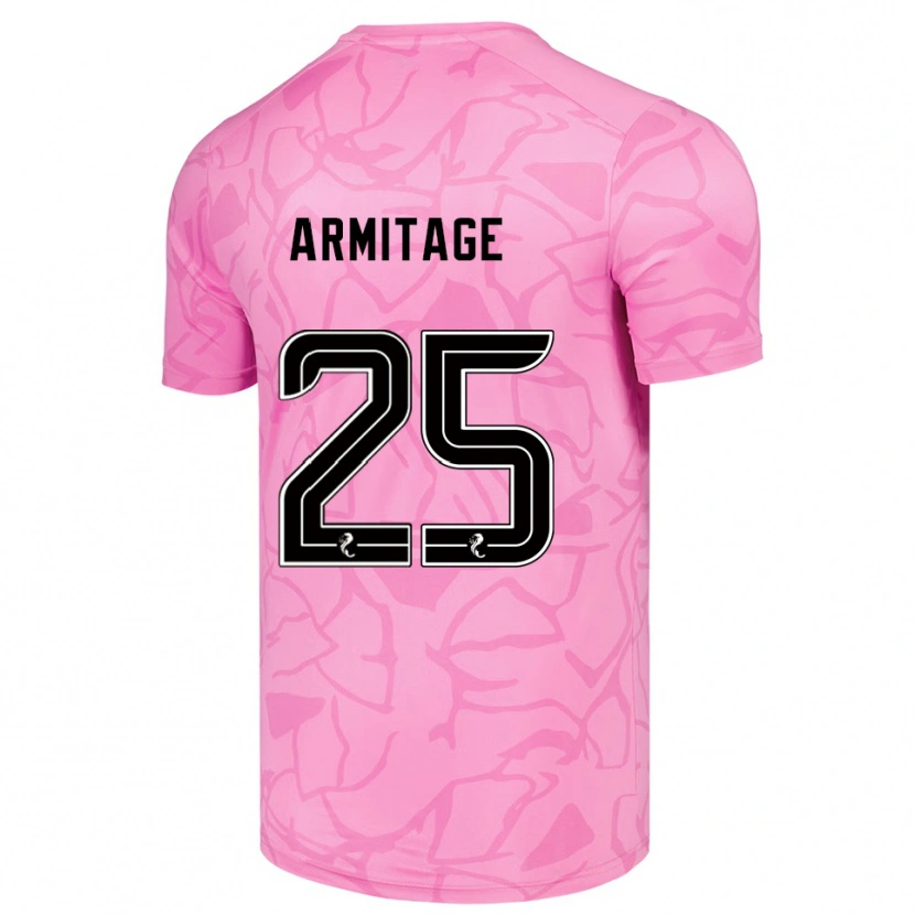 Danxen Uomo Rowena Armitage #25 Maglia Gara Portiere Nero Rosa 2025/26 Maglietta
