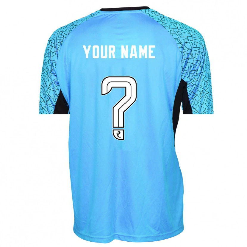 Danxen Uomo Livingston FC Maglia Gara Portiere Nero Blu 2025/26 Maglietta
