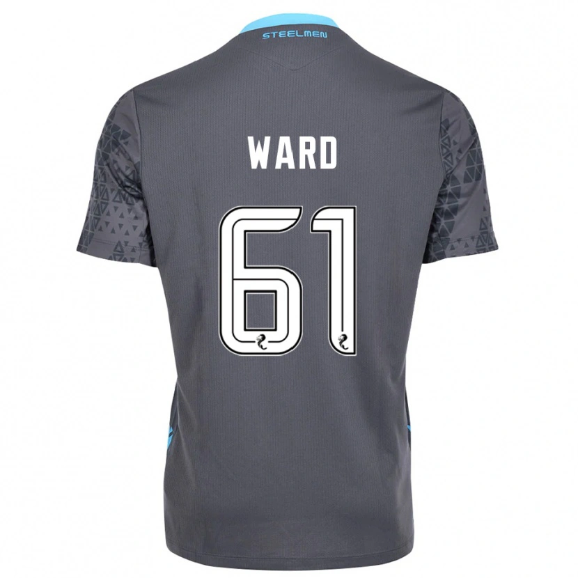 Danxen Uomo Calum Ward #61 Maglia Gara Portiere Bianco Grigio 2025/26 Maglietta