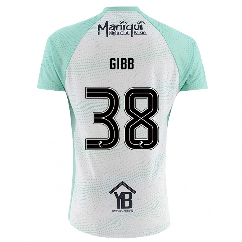 Danxen Uomo Thomas Gibb #38 Maglia Gara Portiere Bianco Nero 2025/26 Maglietta