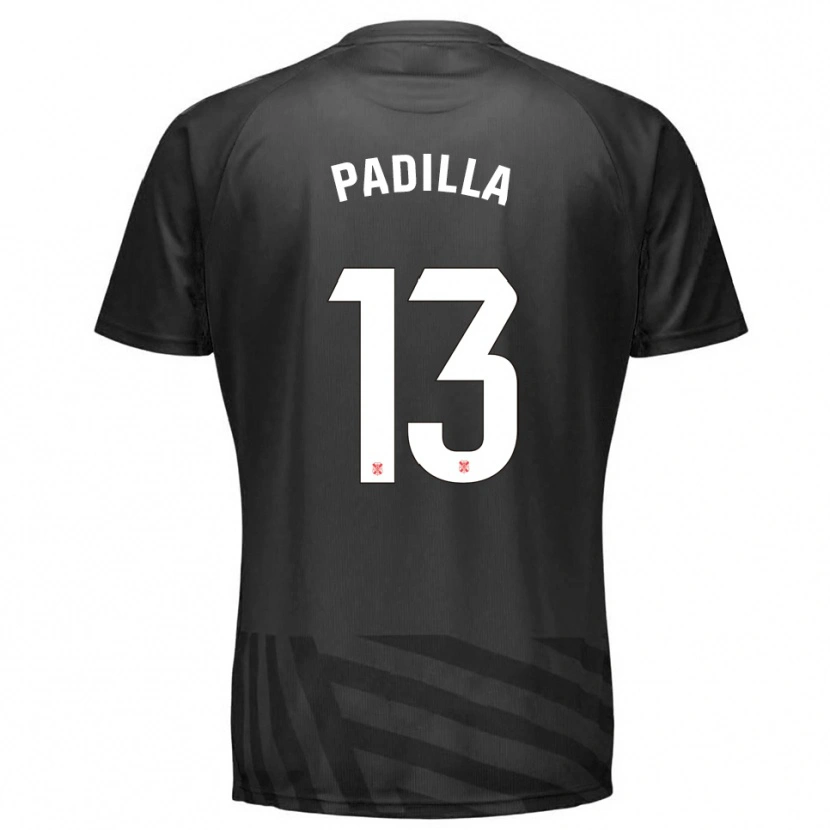 Danxen Uomo Alejandro Padilla #13 Maglia Gara Portiere Grigio Nero 2025/26 Maglietta