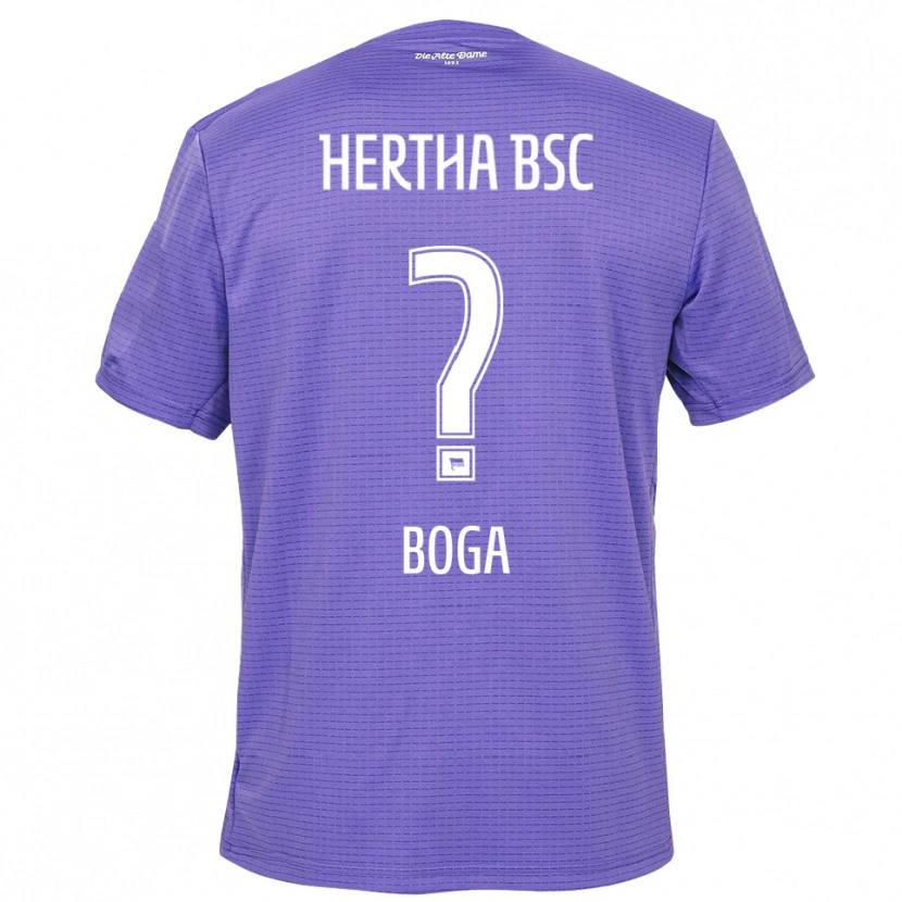 Danxen Uomo Serkan Boga #0 Maglia Gara Portiere Bianco Viola 2025/26 Maglietta