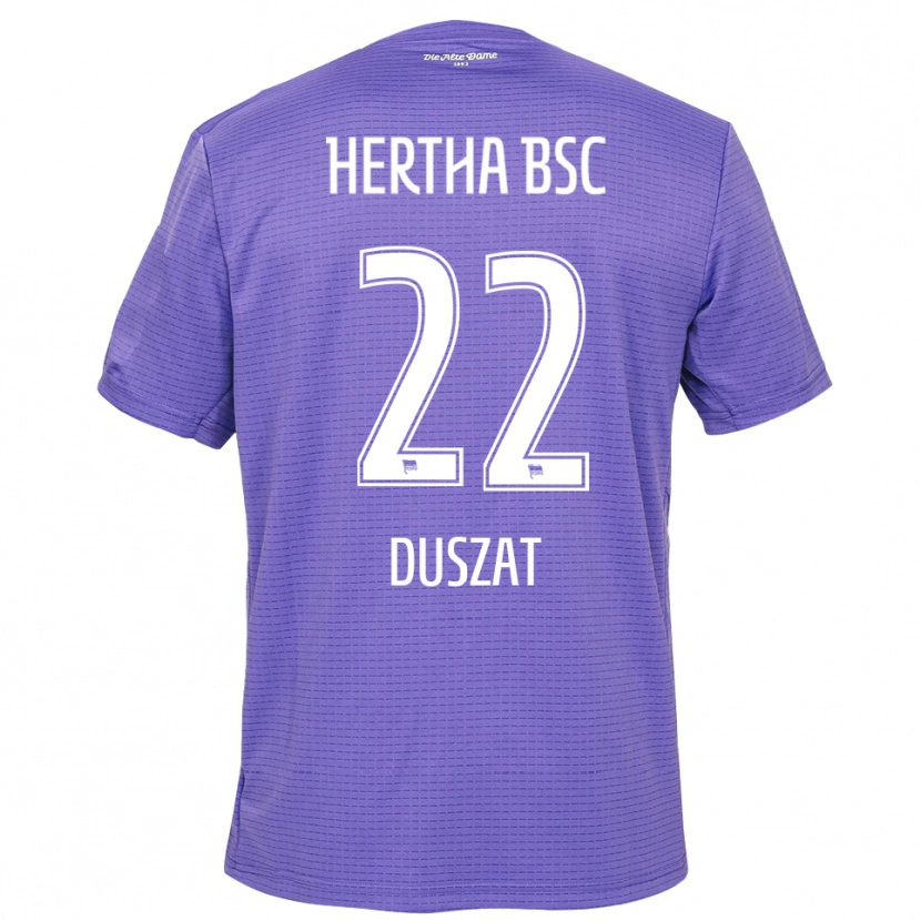 Danxen Uomo Sarah Duszat #22 Maglia Gara Portiere Bianco Viola 2025/26 Maglietta