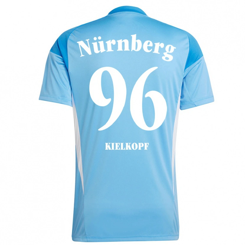 Danxen Uomo Felix Kielkopf #96 Maglia Gara Portiere Azzurro Bianco 2025/26 Maglietta