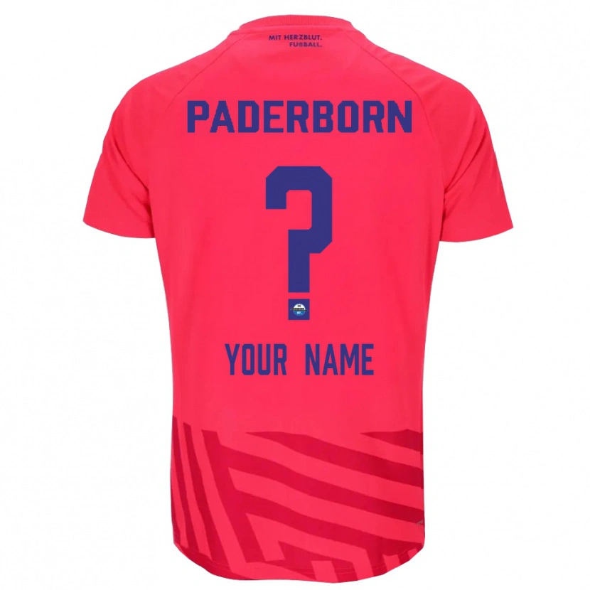 Danxen Uomo SC Paderborn 07 Maglia Gara Portiere Nero Rosso 2025/26 Maglietta
